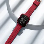 Naviforce 7120 Silicone Strap Multi-Functional Sport Fashion Digital Women Watch – Dial Color: Black, Strap Color: Red – Thumbnail 2