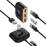 Baseus Square Round 4 in 1 Type A USB Hub Adapter – Thumbnail 3