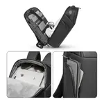 BANGE BG-7277 Business Large Capacity Backpack Men Waterproof Travel Computer Backpack – Color: Black – Thumbnail 3