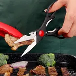Kitchen Scissors Stainless Steel ABS Plastic Body 8 Inch Scissors for Kitchen – Thumbnail 2