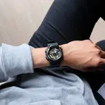 Casio AEQ-110W-1A2V Youth Telememo World Time Analog-Digital Sports Watch  – Dial Color: Gold, Strap Color: Black – Thumbnail 6