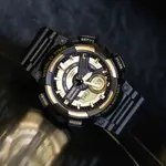 Casio AEQ-110W-1A2V Youth Telememo World Time Analog-Digital Sports Watch  – Dial Color: Gold, Strap Color: Black – Thumbnail 3