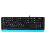A4TECH FK10 Fstyler Multimedia Wired Keyboard  – Color: Blue – Thumbnail 2