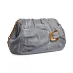 Faux Leather Lavie Women Sleek Wink Frame Clutche – Color: Gray – Thumbnail 2