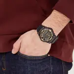 CASIO AEQ-200W-1A2VDF Resin Body Multifunctional Backlit Analog-Digital Men's Wristwatch – Dial Color: Gold, Strap Color: Black – Thumbnail 4