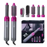 5 in 1 Hair Straightener Hair Iron Multiple Curling Iron Hot Air Brush – Thumbnail 5