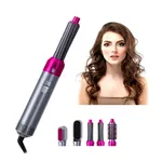 5 in 1 Hair Straightener Hair Iron Multiple Curling Iron Hot Air Brush – Thumbnail 1