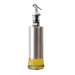 500ml Stainless Steel Oil Bottle Glass Leak Proof Oil Control Pot & Jar with Funnel for Kitchen – Thumbnail 1