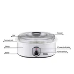 Roestvrij KA4010 Stainless Steel Yoghurt Maker 220V With 7 Jars – Thumbnail 4