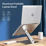 ORICO 4 Port USB3.0 Foldable Aluminum Notebook Riser Desktop Laptop Stand for MacBook Dell – Thumbnail 5