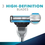 Gillette Mach 3 Manual Razor Shaving Blades - 2s Pack (Cartridge) – Thumbnail 2