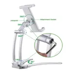 2-in-1 Adjustable Kitchen Desktop Stand iPad Wall Mount Holder – Thumbnail 4
