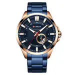 Curren 8372 High Quality Stainless Steel Analog Men's Watch – Dial Color: Blue, Strap Color: Blue – Thumbnail 1