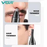 VGR V-613 Rechargeable Nose and Ear Hairs Trimmer for Men – Thumbnail 3