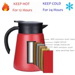 Vacuum 700 ml Flask Insulated Hot Cold Drink Water Pot Coffee Tea Milk Jug  – Capacity: 700 ml, Color: Red – Thumbnail 3