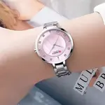 Curren 9051 Stainless Steel Waterproof Watch For Women – Dial Color: Pink, Strap Color: Silver – Thumbnail 3