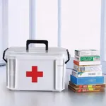 Large Family Plastic Multi layer Medicine First Aid Storage Health Box – Thumbnail 3