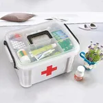 Large Family Plastic Multi layer Medicine First Aid Storage Health Box – Thumbnail 4