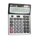 Deli E1654C 12 digits Check and Recheck Metal Desktop Calculator – Thumbnail 2