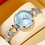 CURREN 9092 Stainless Steel Luxury Quartz Wristwatch for Women – Dial Color: Silver, Strap Color: Silver – Thumbnail 2