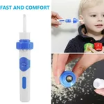 Earwax Removal Kit Portable Electric Ear Cleaner Mute Vacuum Ear Wax Cleansing Tool – Thumbnail 8