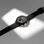 Naviforce NF7109 Fumed Silica Strap Dual Display Transparent LCD Fashion Women's Watch – Dial Color: Black, Strap Color: Black – Thumbnail 4
