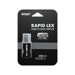 Smart Rapid Lex 128GB USB 3.1 Black & Gray Plastic Body Pen Drive – Thumbnail 2