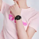 Naviforce NF7108 Silicone Strap Multi-Functional Sport Fashion Digital Women Watch – Dial Color: Black, Strap Color: Black – Thumbnail 3