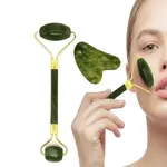 Natural Stone Jade Roller & Gua Sha Set  – Thumbnail 2