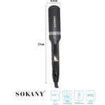 Sokany HS-030 Hair Iron 750F Professional Hair Straightening – Color: Black – Thumbnail 4