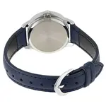 CASIO LTP-V004L-1BUDF Classic Leather Strap Stainless Steel Women's Analog Quartz Watch – Dial Color: Blue, Strap Color: Blue – Thumbnail 3