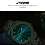 CRRJU 5004 High Quality Stainless Steel Quartz Analog Luxury Fashion Men's Watch – Dial Color: Blue, Strap Color: Silver – Thumbnail 5
