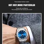 CRRJU 5004 High Quality Stainless Steel Quartz Analog Luxury Fashion Men's Watch – Dial Color: Blue, Strap Color: Silver – Thumbnail 6
