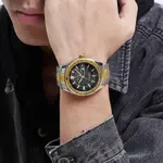 Naviforce NF9210 Luxury Stainless Steel Quartz Analog Men's Watch – Dial Color: Black, Strap Color: Gold – Thumbnail 4