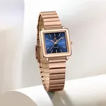 Naviforce 5048 Stainless Steel Strap Rainbow dial women wristwatch – Dial Color: Blue, Strap Color:  Brown  – Thumbnail 2