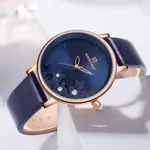 NAVIFORCE NF5012 PU Leather Analog Women's Watch – Dial Color: Blue, Strap Color: Blue – Thumbnail 3