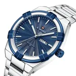 NAVIFORCE NF9218 Waterproof Stainless Steel Men's Watch – Dial Color: Blue, Strap Color: Silver – Thumbnail 2