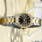 CURREN 9100 Women New Luxury Elegance Quartz Watch – Dial Color: Black, Strap Color: Silver – Thumbnail 3