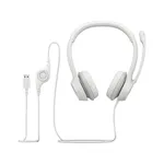 Logitech H390 Stereo USB Headset with Microphone – Color: White – Thumbnail 2