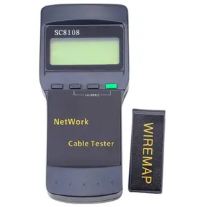 SC8108 Multifunctional Portable LCD Digital Display Network Cable Tester
