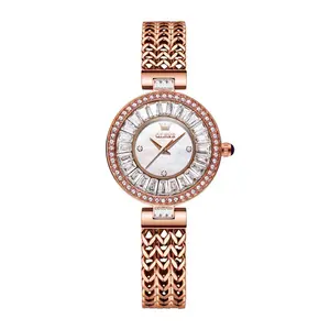Olevs 9959 Original Top Brand Elegant Quartz Watch Women Waterproof Stainless Steel Luxury Diamond Watches  - Variant 3