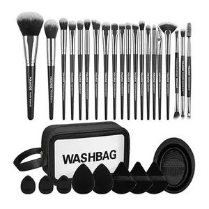 Maange 30 Pcs Foundation Eye Shadow Powder Makeup Brush