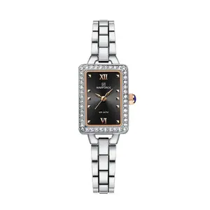 Naviforce NF5043 Luxury Stainless Steel Strap Chronograph Retro Versatile Fashion Women's Watch - Variant 3