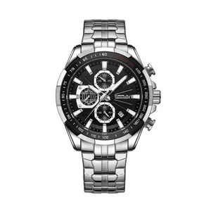 CRRJU 2305 High Quality Stainless Steel Multifunctional Classic Fashion Men's Watch - Variant 3