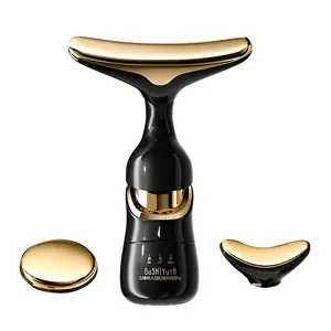 Electric 3-in-1 Face Massager with Replaceable Heads
