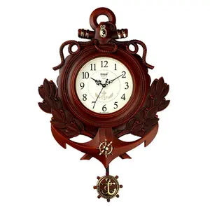 Sonam 6827 SW Quartz Movement Wood Tones Analog Wall Clock - Variant 2