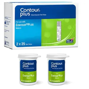 Contour No Coding Blood Glucose Test Strips Pack