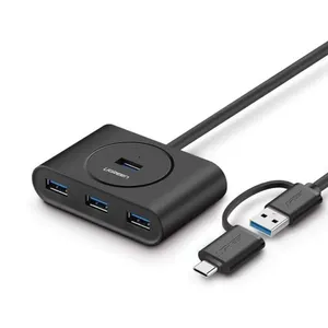 Ugreen 4 Port USB 3.0 Hub With Type-C Adapter