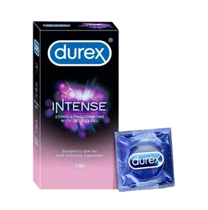 Durex Intense Condoms 10s – Ribbed & Dotted with Desirex Gel for Extra Sensation