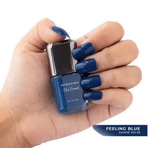 Nirvana Color Nail Enamel Feeling Blue 35 Nail Polish